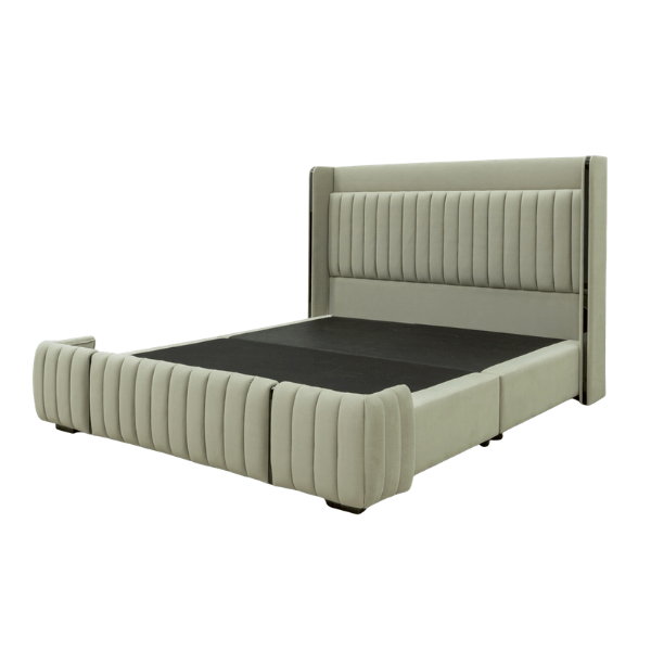 ฐานรองหัวเตียง 6 ฟุต WISDOM DESIGN FURNITURE รุ่น PETER สีครีมขาว